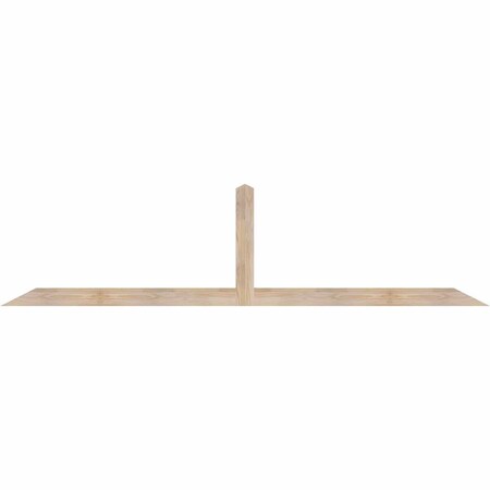 Ekena Millwork Portland Smooth Timber Gable Bracket, Douglas Fir, 96"W x 24"H x 1 1/2"D x 3 1/2"F, 6/12 Pitch GBW096X24X0204POR00SDF